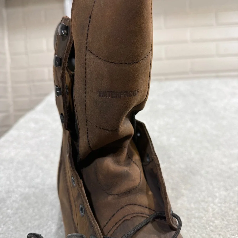 Red Wing 2211 Waterproof Safety Toe Work Boots 13D Leather 600G Thinsulate NIB